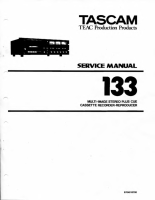 Tascam 133 - Service Manual 